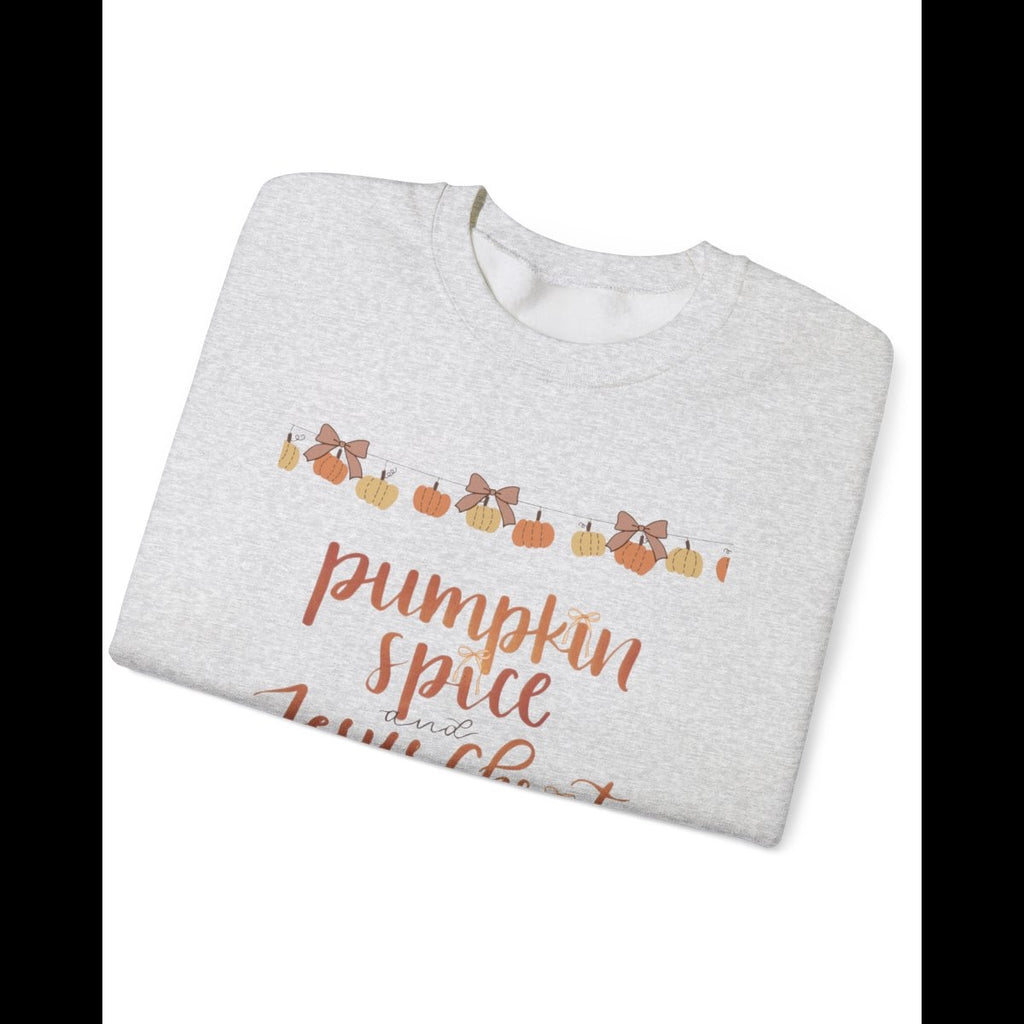 Pumpkin Spice and Jesus Christ Crewneck
