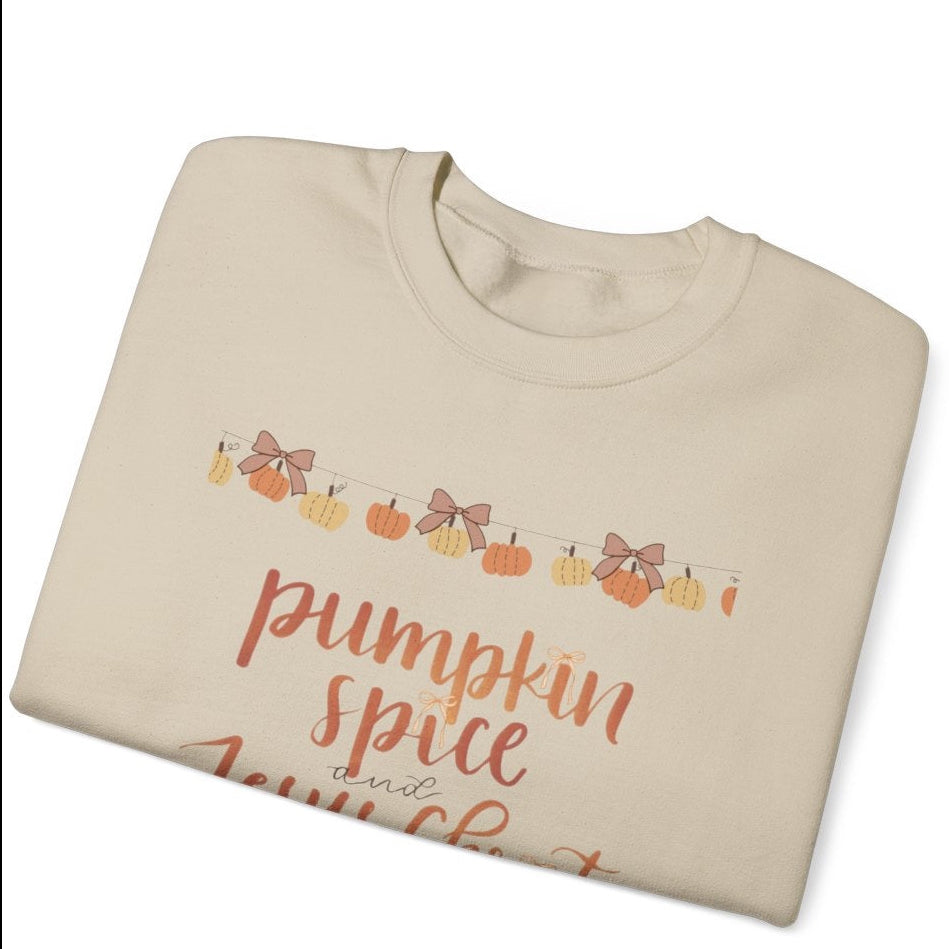 Pumpkin Spice and Jesus Christ Crewneck