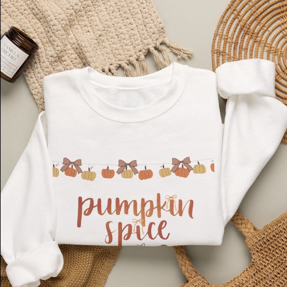 Pumpkin Spice and Jesus Christ Crewneck