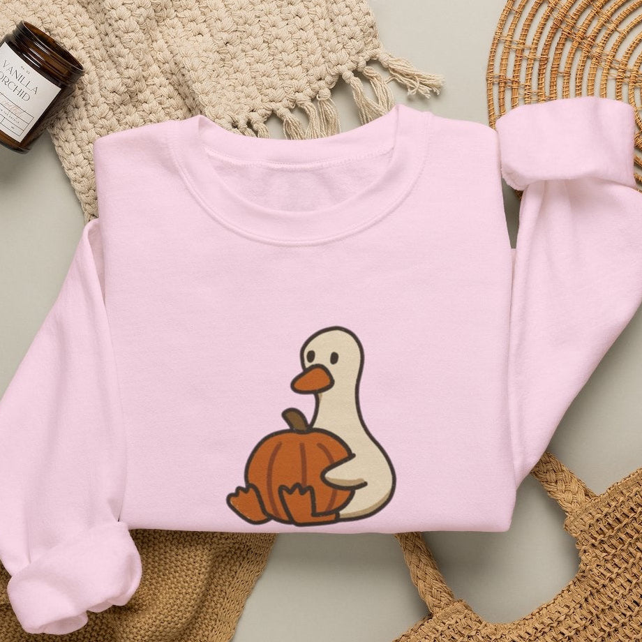 Duck on a crewneck