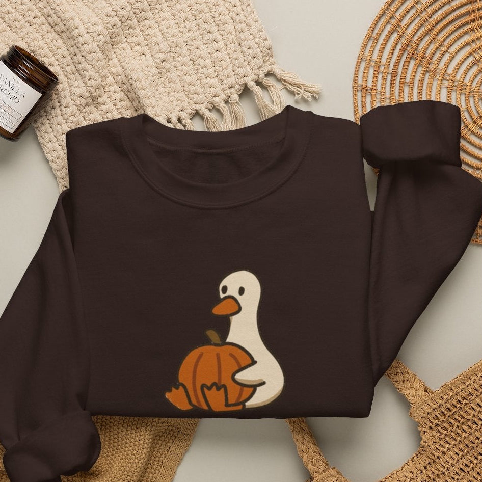 Duck on a crewneck