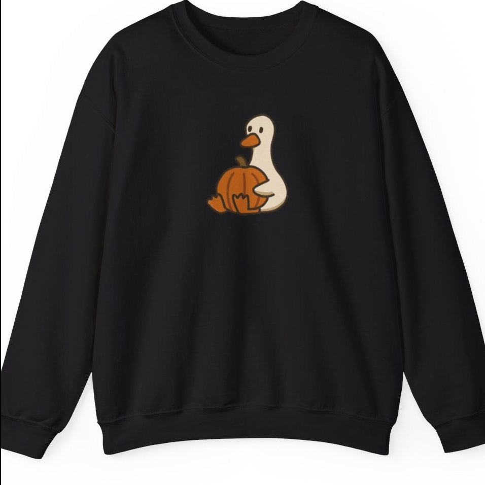 Duck on a crewneck