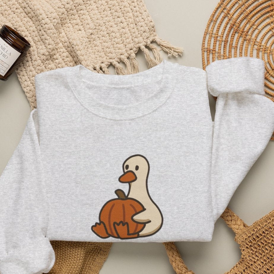 Duck on a crewneck