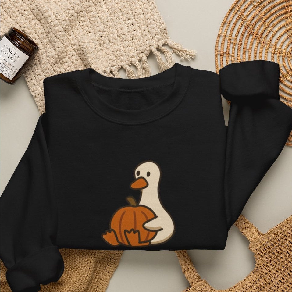 Duck on a crewneck