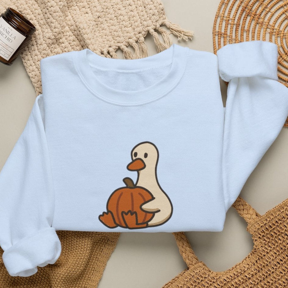 Duck on a crewneck